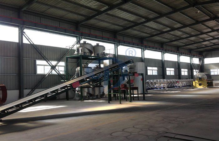 Cassava starch processing plant