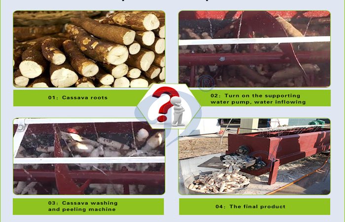 cassava peeling machine 