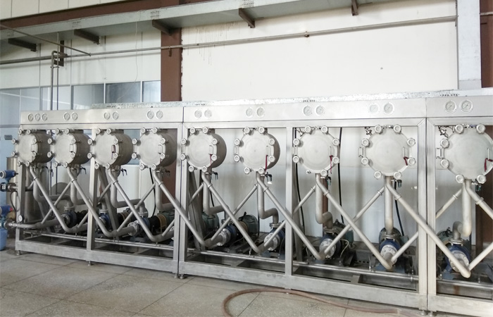 Hydrocyclone machine for starch processing