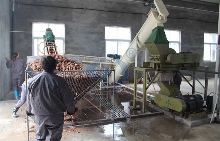 sweet potato starch processing machine