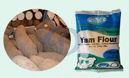 yam flour production