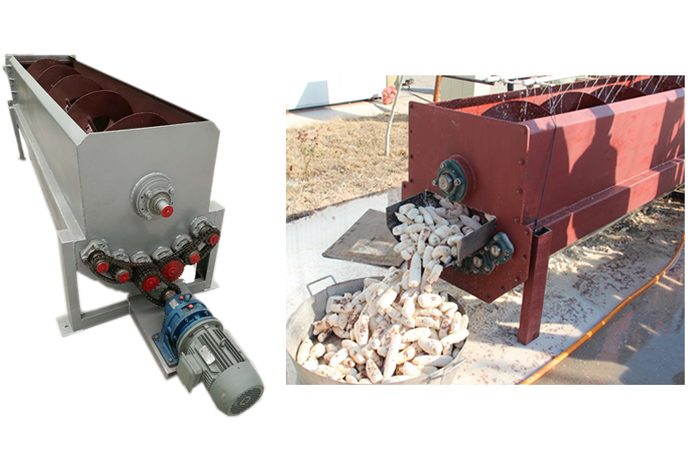 cassava washing and peeling machine