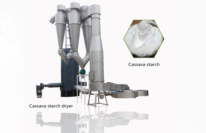 Cassava starch drying machine