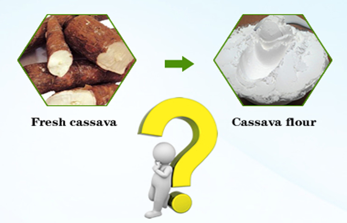how to produce cassava flour