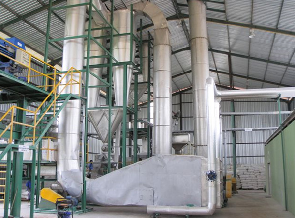 cassava flour drying machine