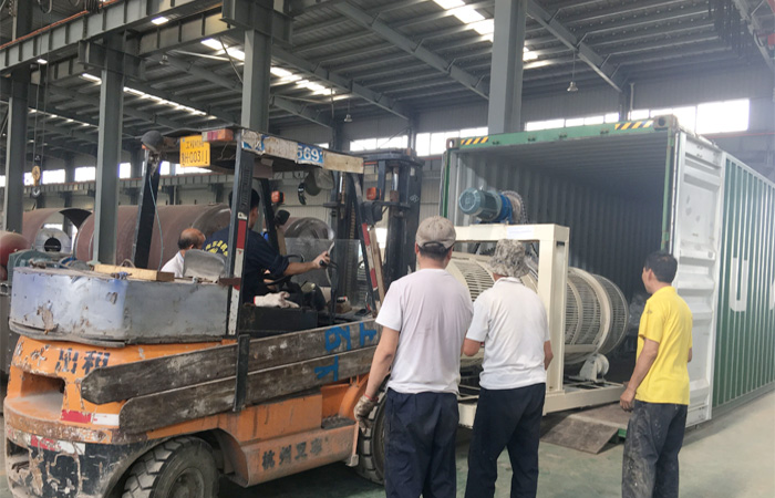 Doing 1 T/H garri processing machine shipping to Nigeria