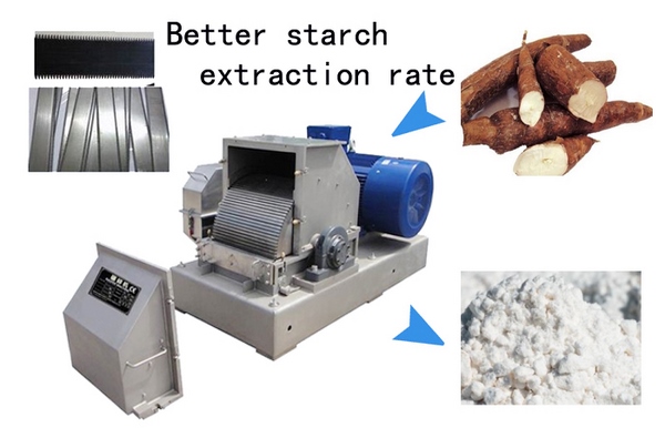 cassava starch processing machine