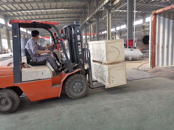 Doing Company sent first batch of cassava processing equipment to Nigerian overseas warehouse