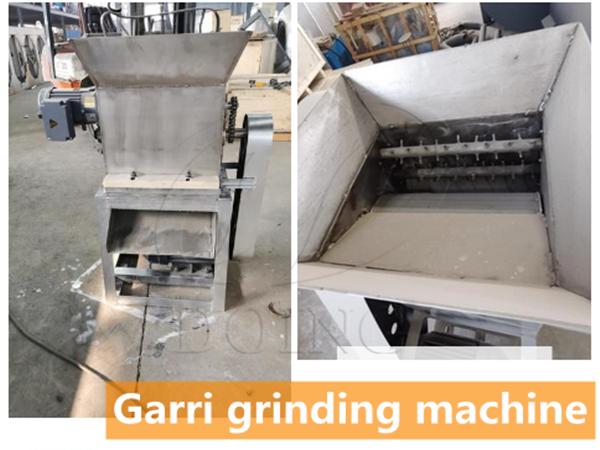 American customer successfully purchased garri grinding machine to Nigeria