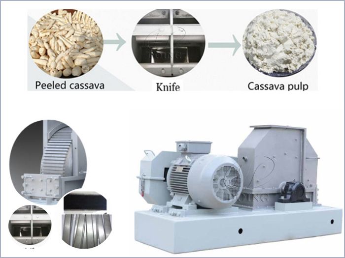 cassava rasper to ensure tapioca flour fineness