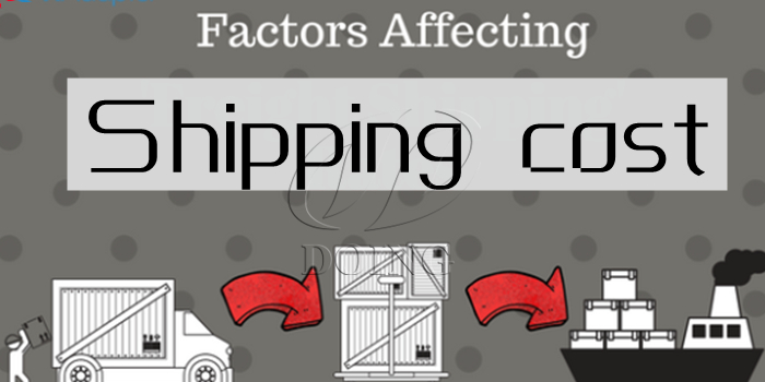 garri making equipment shipping cost affecting factors