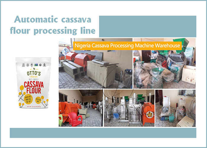 cassava flour processing machines in nigerian warehouse
