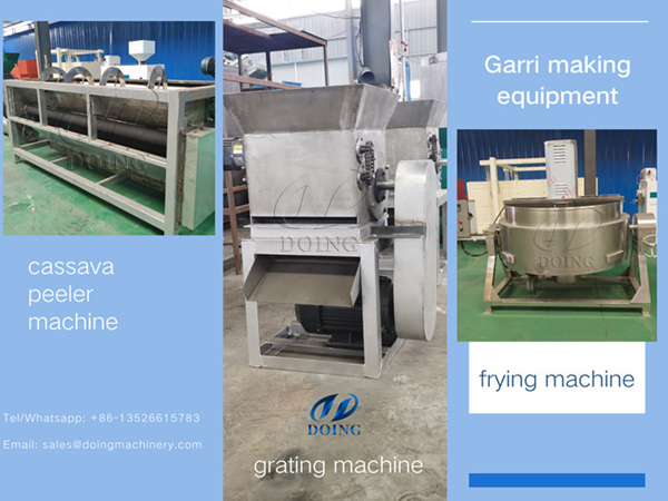 1t/h Garri processing machines are sent to Nigeria from the factory of Henan Jinrui company
