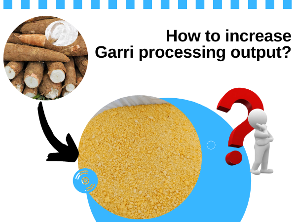 How to process garri from cassava tubers? What machines will be used?