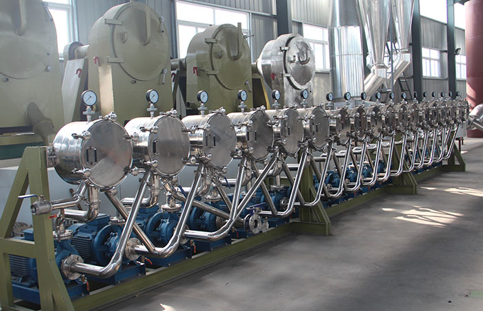 Cassava starch processing plant
