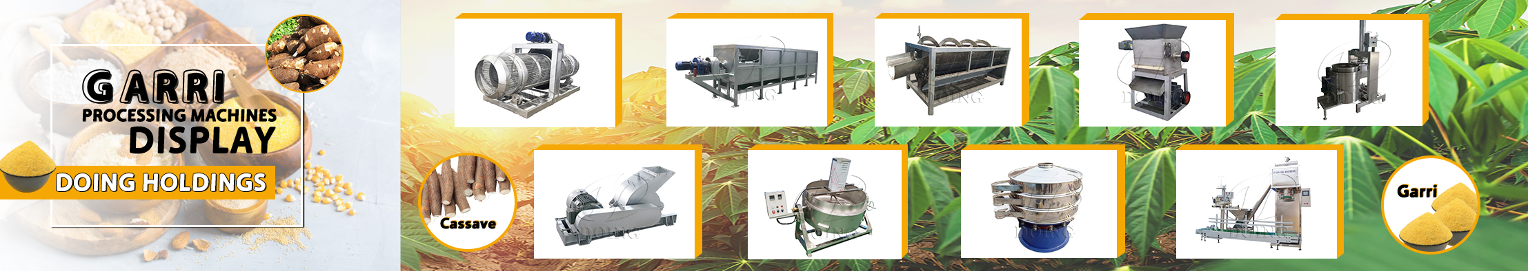 cassava processing machine