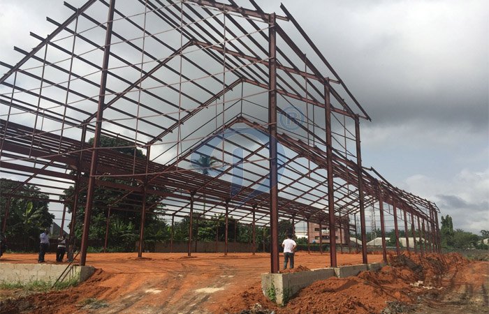 cassava starch processing plant begin to installate