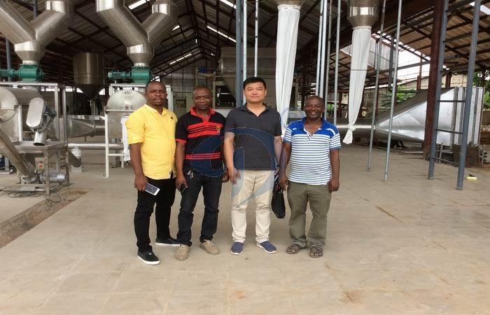 cassava starch production plant