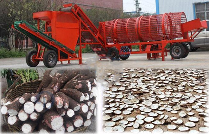 cassava chips plant machine