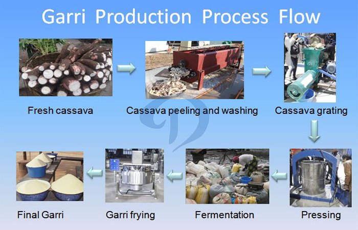 Garri (Cassava) Production Process Complete Guide