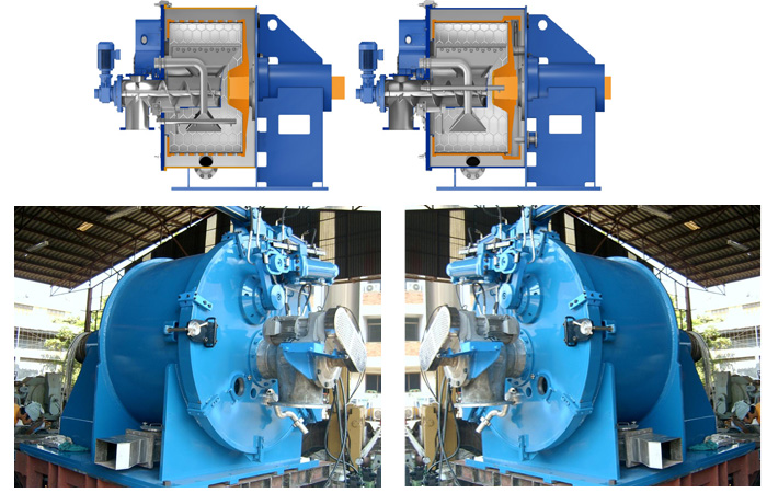 Peeler centrifuge for starch processing