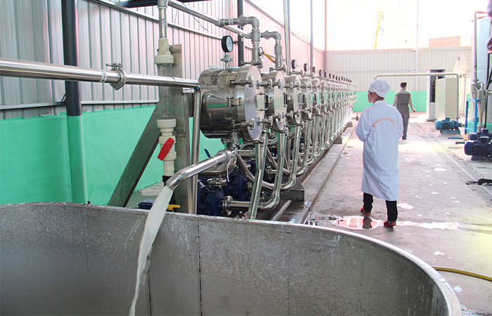 extraction of starch from yam used machines