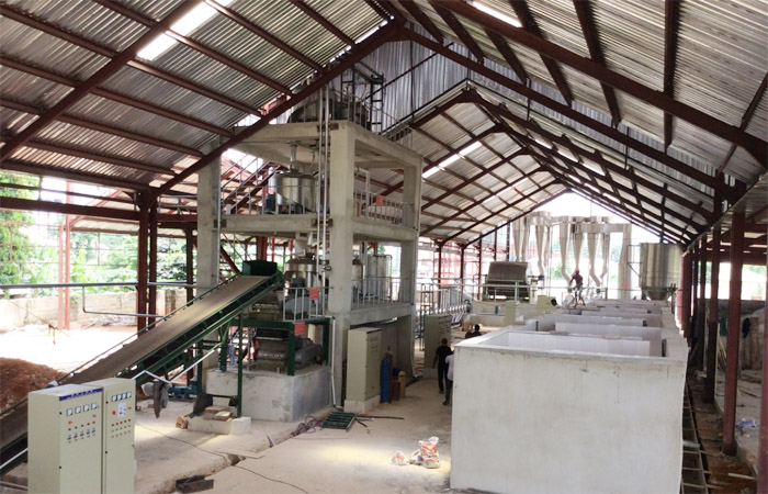 Tapioca starch manufacturing process