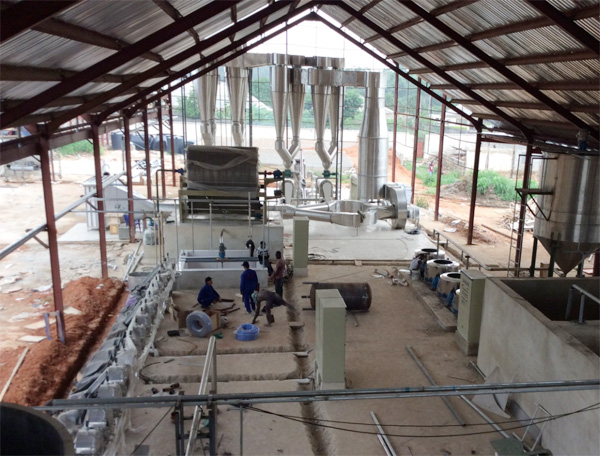 tapioca flour processing plant