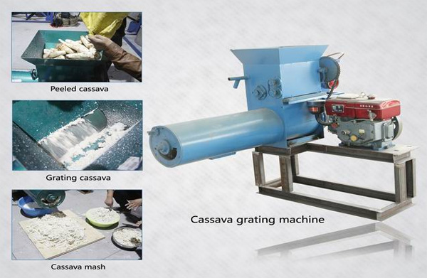 cassava grating machine