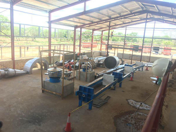 cassava flour production plant