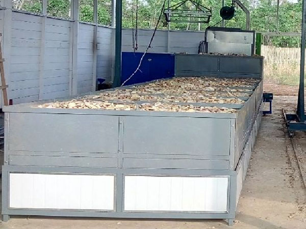 Cassava chips drying machine