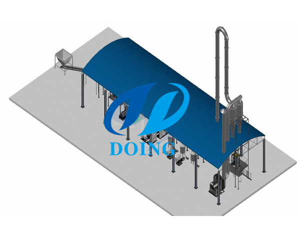 Cassava flour processing equipment