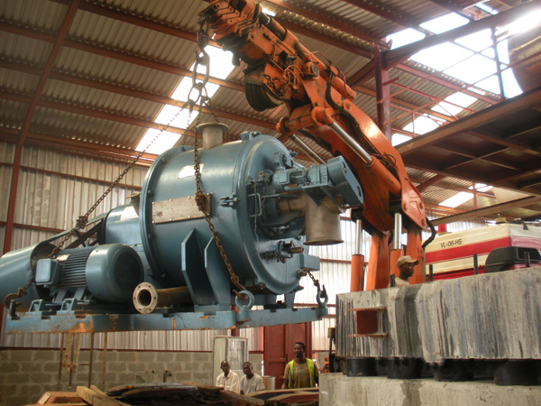 Cassava starch production line installation in Nigeria