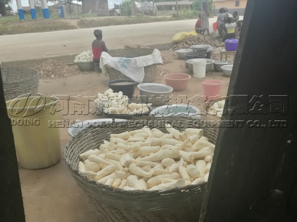 yam peeling