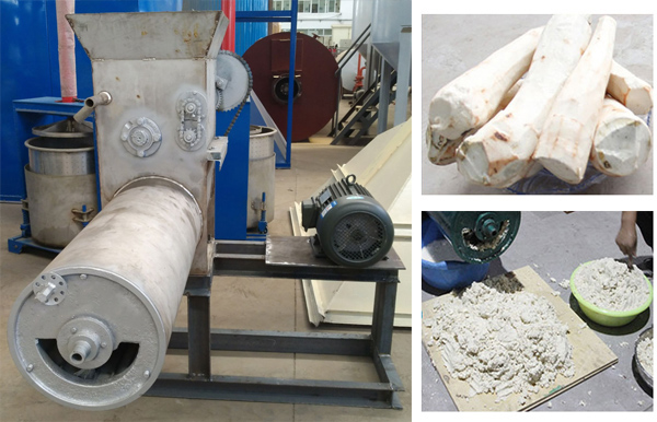 cassava grating machine