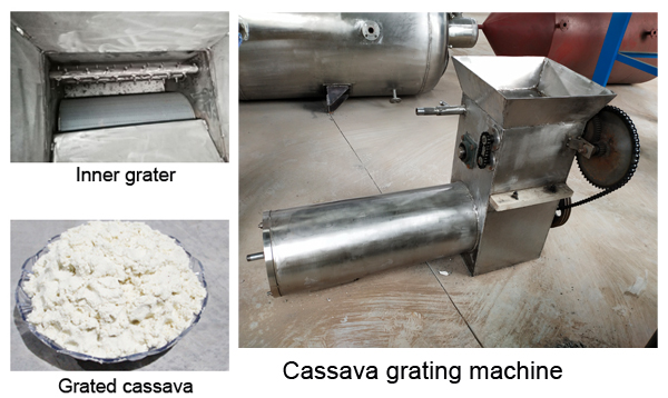 cassava grating machine