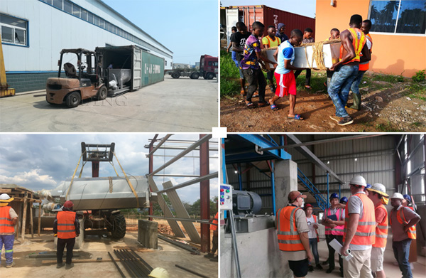 garri processing machine in China