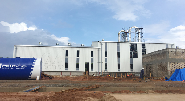 setting up a cassava processing factory