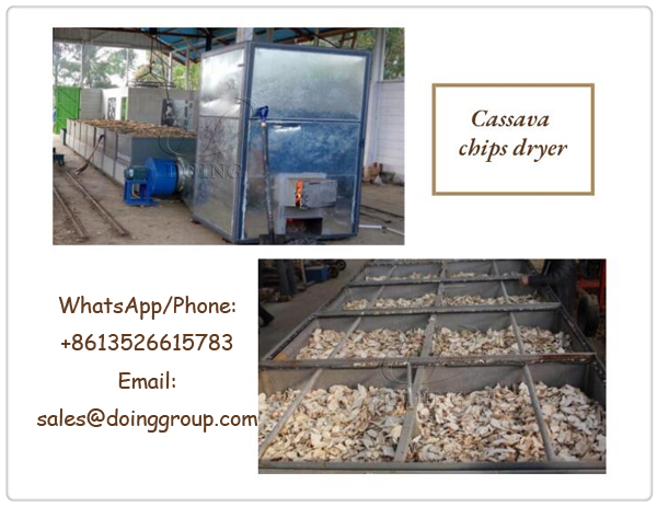 how to produce cassava chips