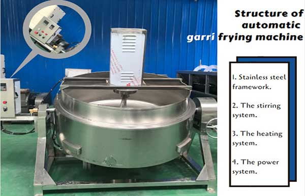 garri frying machine