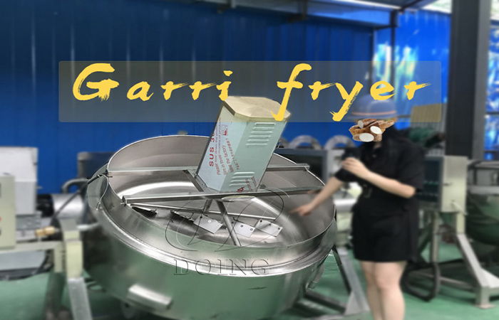 garri frying machine of henan jinrui company