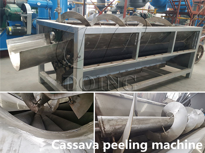 cassava peeling machine