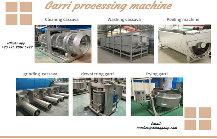 modern garri processing machines  