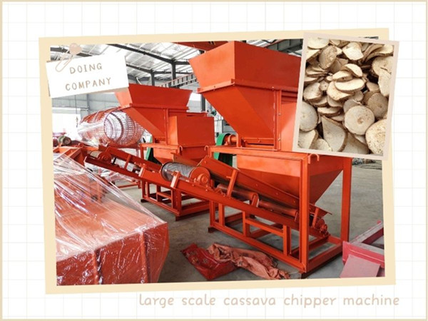 A large scale cassava slicer was purchased by China customer