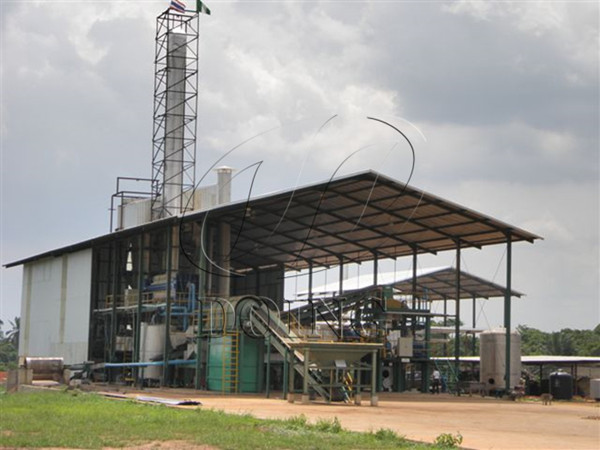 How long does it take to set up a cassava flour factory in Cameroon?