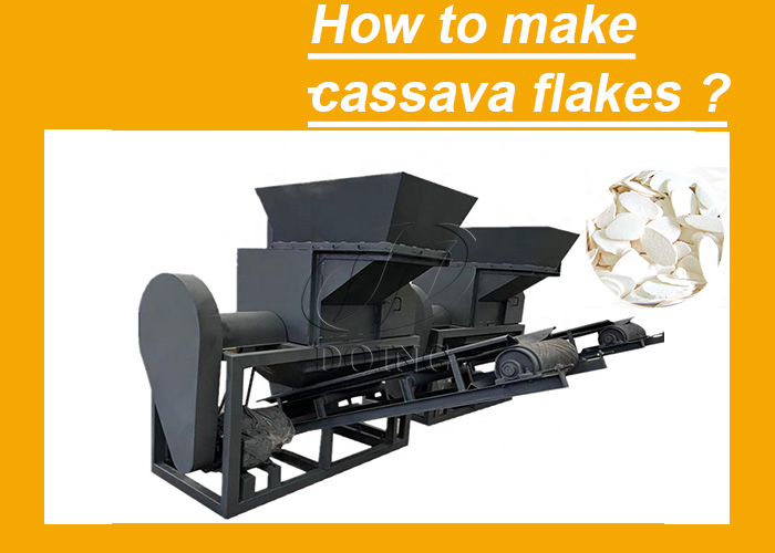 cassava flakes making machine