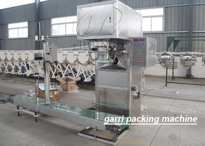 cassava garri packing machine