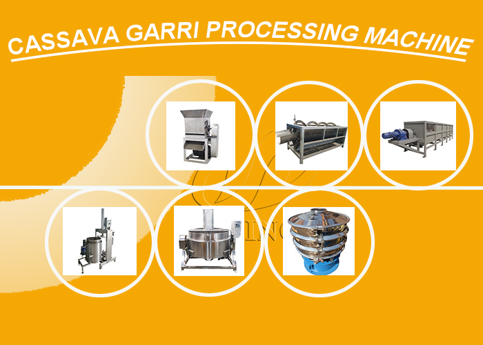 cassava garri processing machine