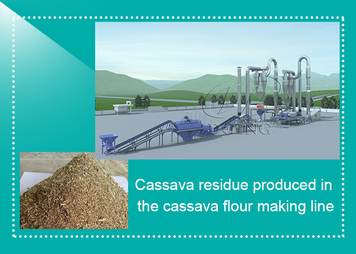the treatment of cassava residue