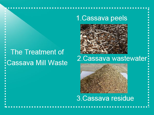 The treatment of cassava mill waste